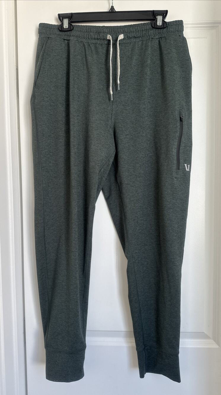 Vuori Men’s Pants Joggers Green Large Sunday Performance Joggers Soft Comfort